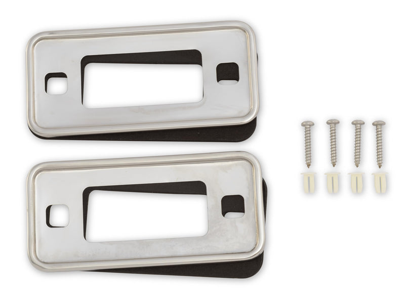 Reflector Bezels Scott Drake D0UZ-15A460-S Stainless