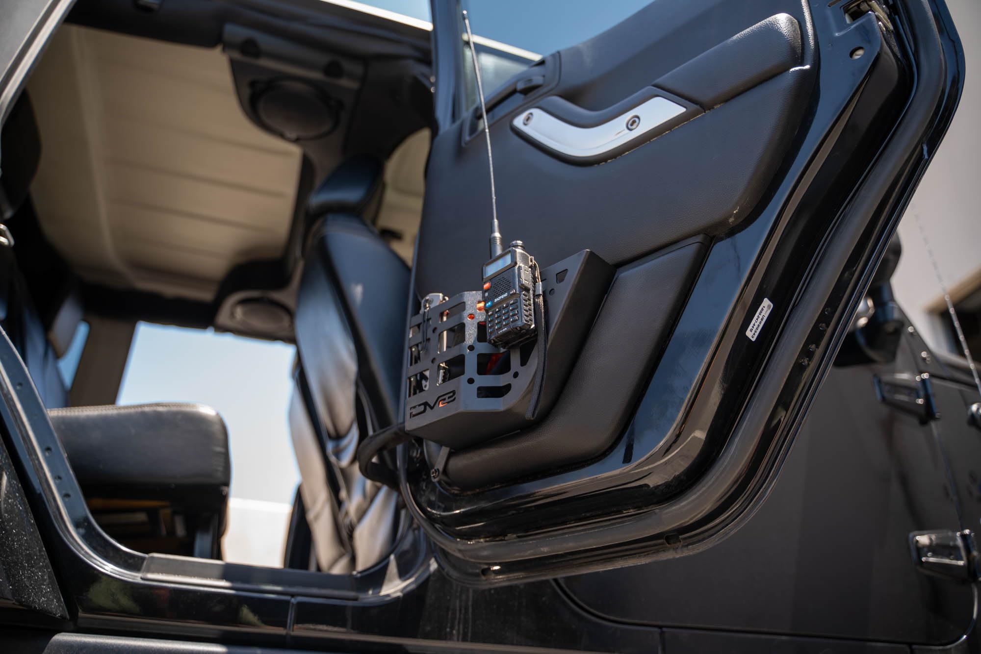 Rear Door Pocket Molle Panels DV8 Offroad for 2011-2018 Jeep Wrangler JK | Replaces The Weak Factory Netting | Molle Panel Design for Multiple Mounting Solutions | Sold as a Pair