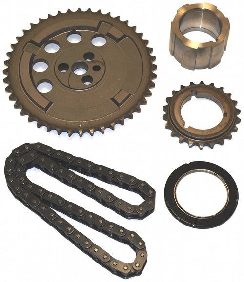 Cloyes Race Billet 9-3672TX3 True Roller Timing Kit Incl. Billet Steel Cam Sprocket/3 Key Billet Steel Crank Sprocket/0.5 in. True Roller Chain/Thrust Needle Bearing Race Billet True Roller Timing Kit