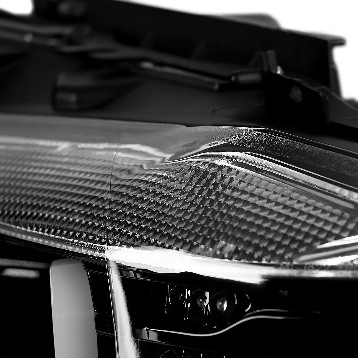 U-Halo Spec-D Tuning Projector Headlights+LED Signal Pearl Black Compatible with 2012-2015 Ford F30 3-Series L+R Pair Head Light Lamp Assembly