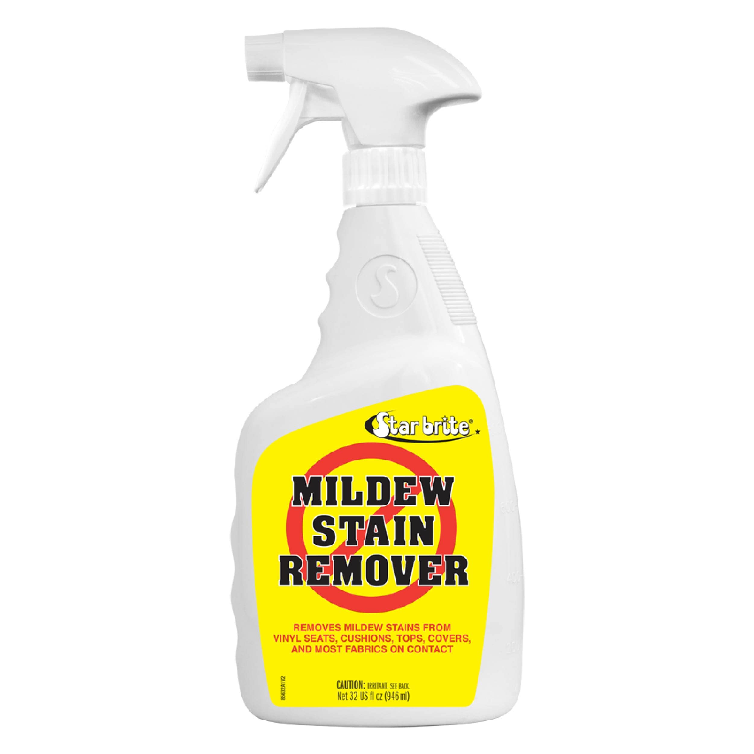 Mold Stain & Mildew Stain Remover STAR BRITE – Lifts Dirt & Removes Mildew Stains on Contact - 32 OZ (085632)