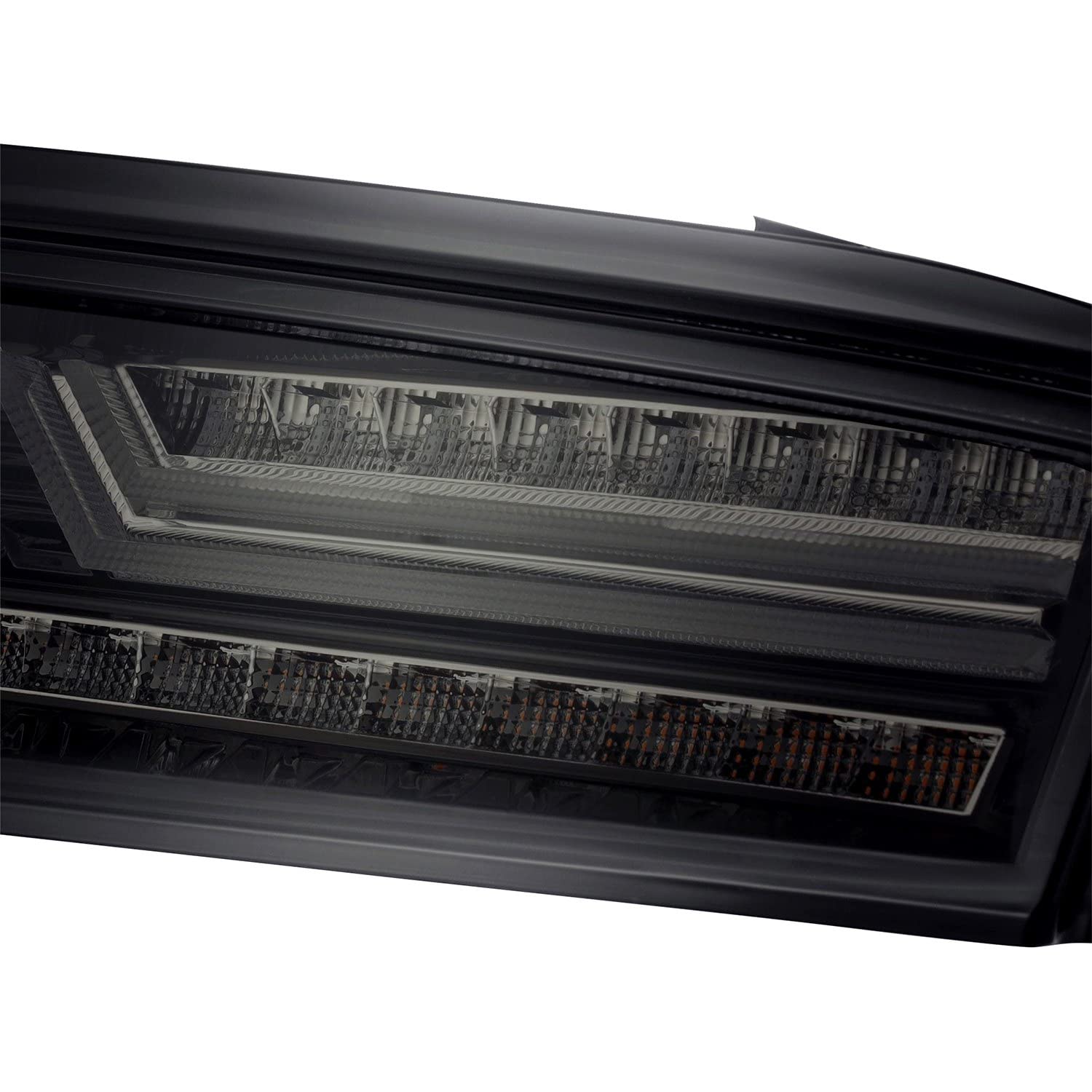 16-18 Chevrolet Camaro AlphaRex PRO-Series LED Tail Lights Jet Black