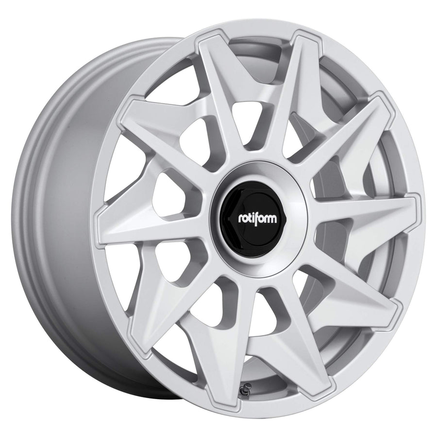 1PC Rotiform R124 19X8.5 5X112/120 GL-SLVR 35MM - R124198525+35