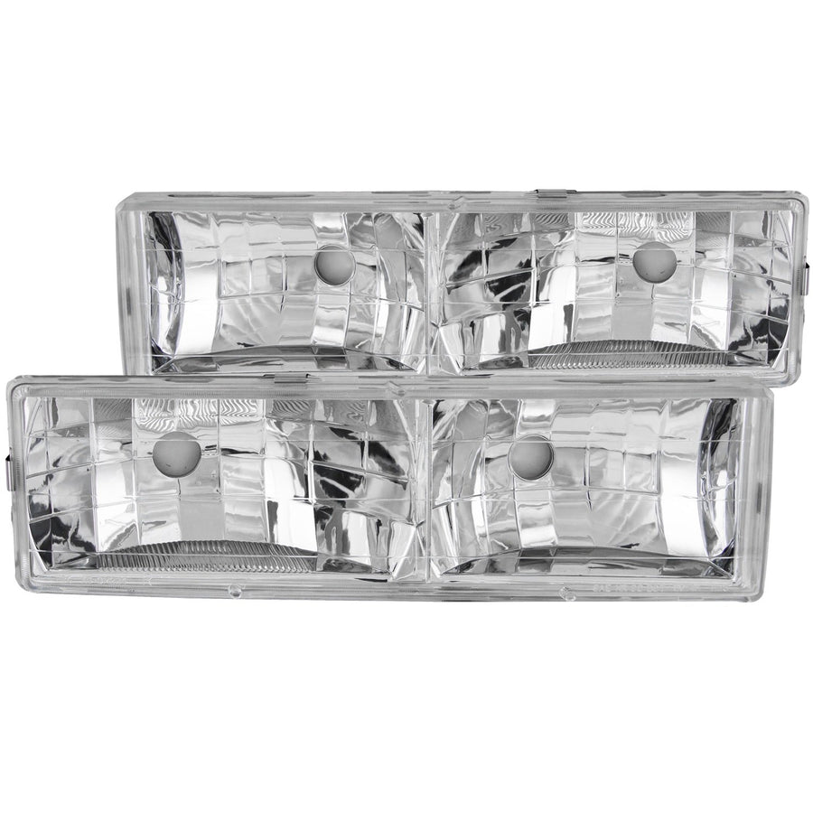 Clear Anzo USA 111136 Crystal Headlight