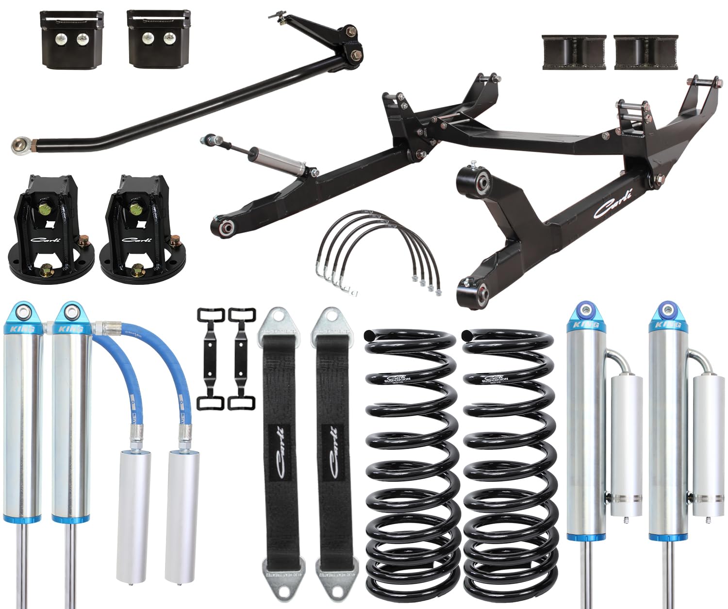 Dominator Carli 3.0 System, Base, 6” Lift, 2010-11 Ram 2500/3500, Diesel