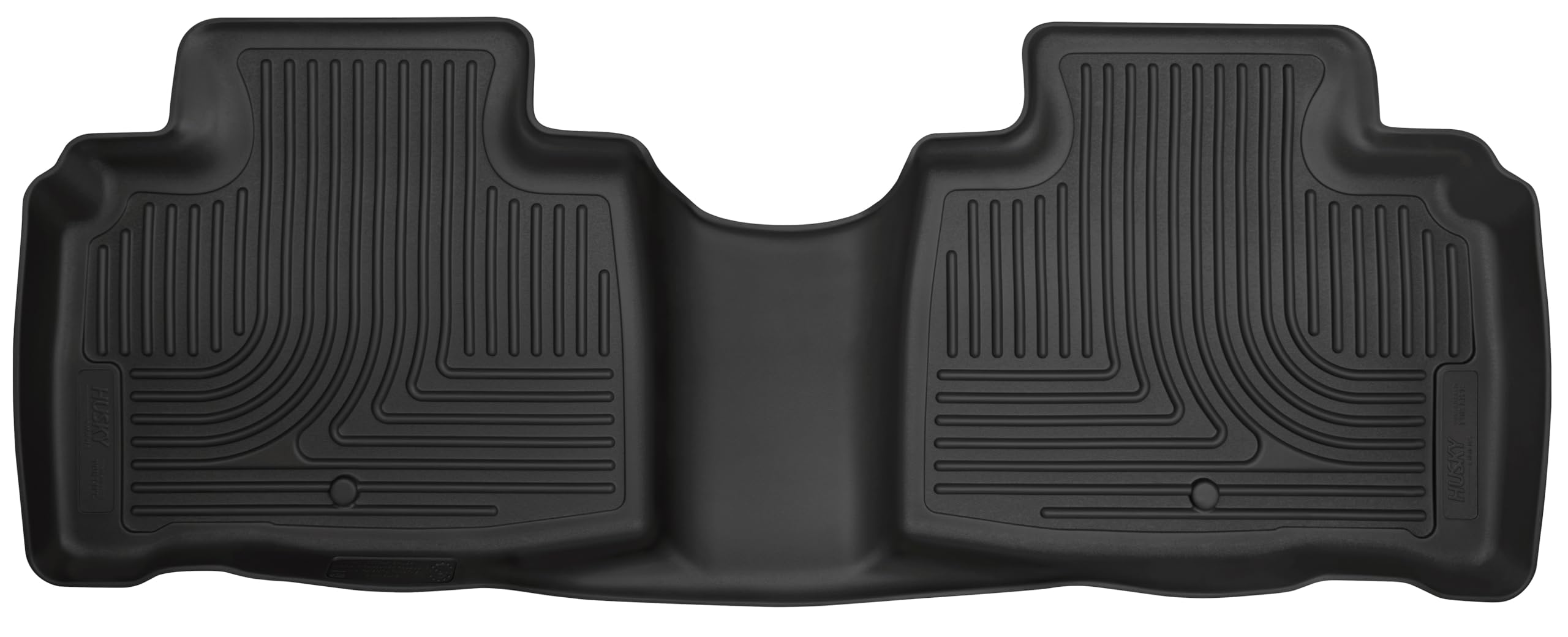Weatherbeater Husky Liners Floor Mats | Fits 2016-2018 Lincoln MKX; 2019-2023 Lincoln Nautilus | 2nd Row, 1-pc Black - 11451