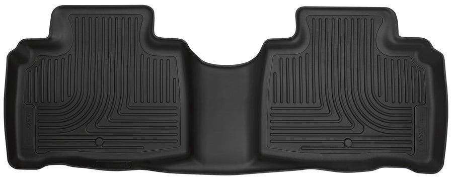 Weatherbeater Husky Liners Floor Mats | Fits 2016-2018 Lincoln MKX; 2019-2023 Lincoln Nautilus | 2nd Row, 1-pc Black - 11451