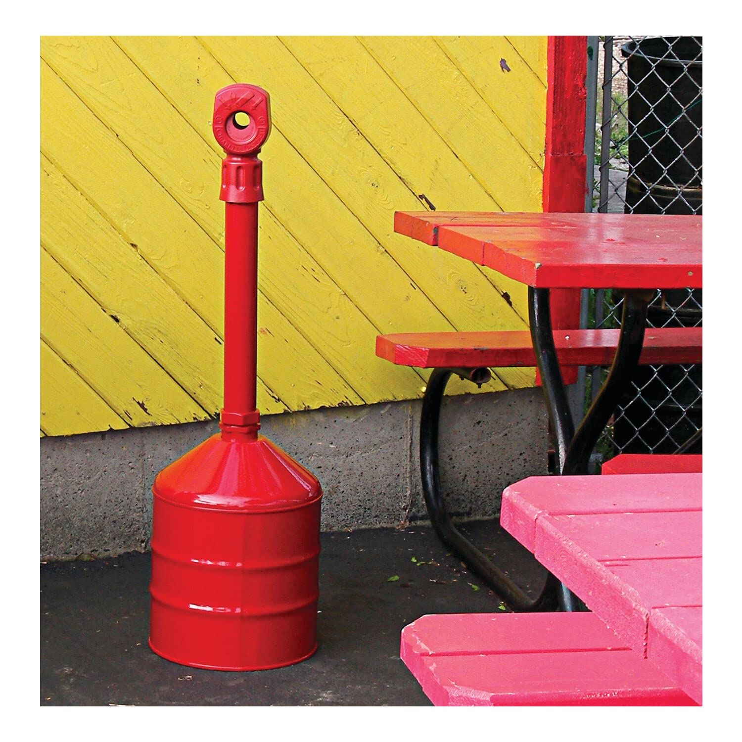Heavy Duty Justrite Smoking Receptacle Topper