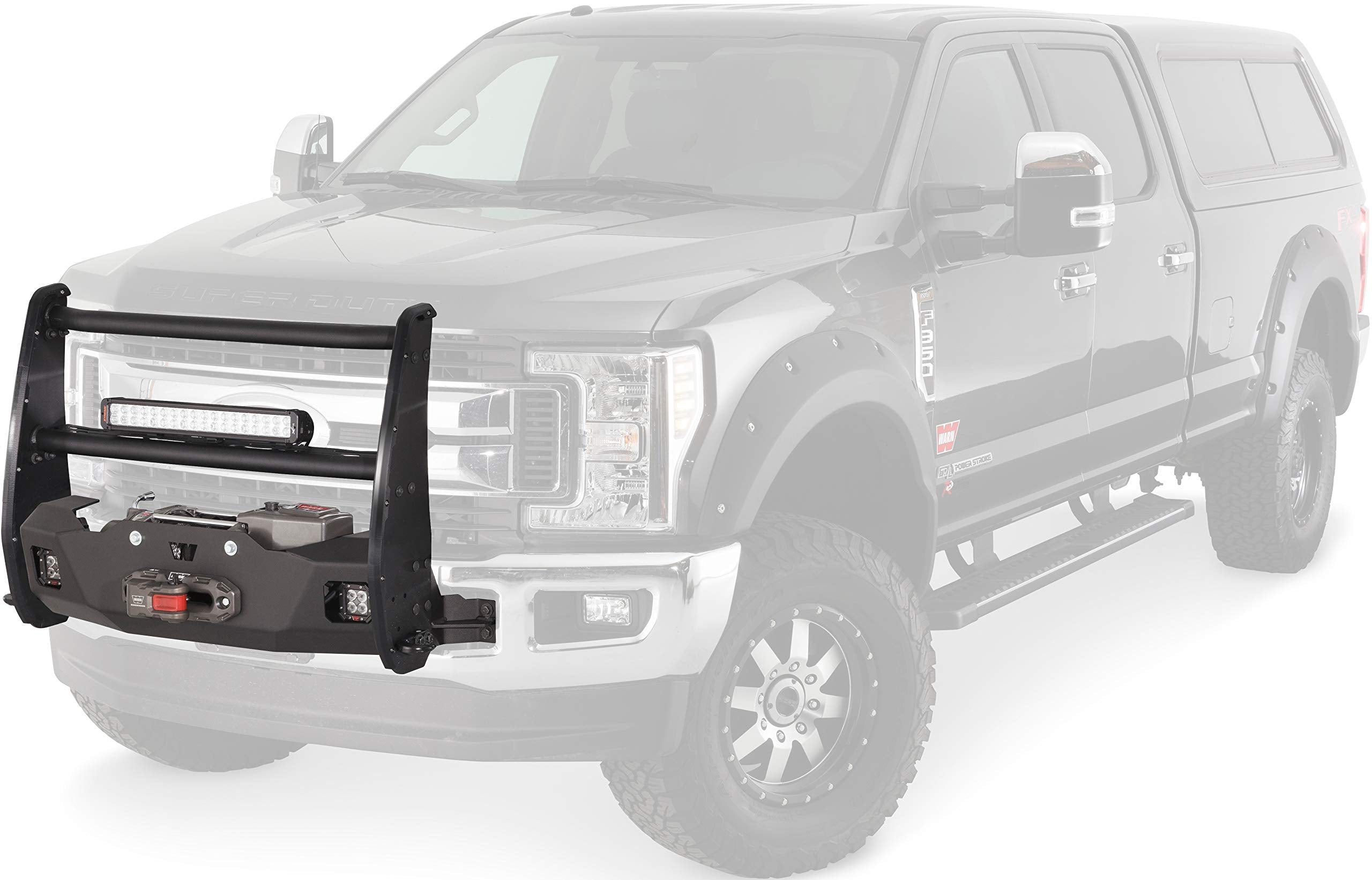 Gen III WARN Trans4mer System: Tall Grille Guard - Ford Super Duty (2017-2019) 102957