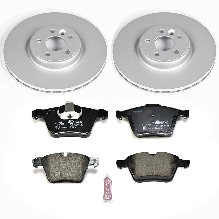 Euro-Stop Power Stop ESK5978 Brake Kit Front For Volvo S60 2011-2014, Volvo S80 2007-2014 [Model Specific]