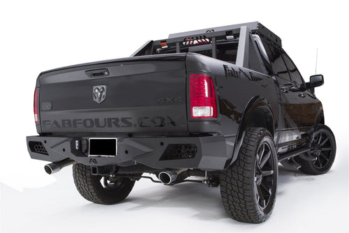 Fab Fours Premium Rear Bumper DR09-E2951-B Uncoated/Paintable w/Sensors [AWSL]