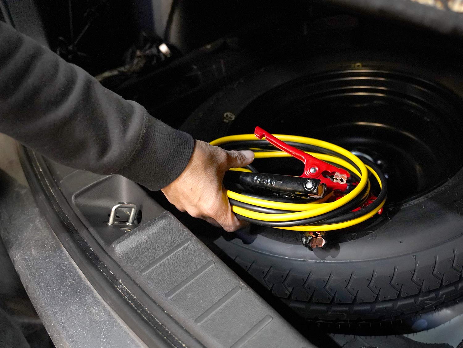 Schumacher Electric Booster Heavy Duty Cables, BC6, 8 Gauge, 16 Feet, Rated for 115 Amps, Flexible Jumper Cables
