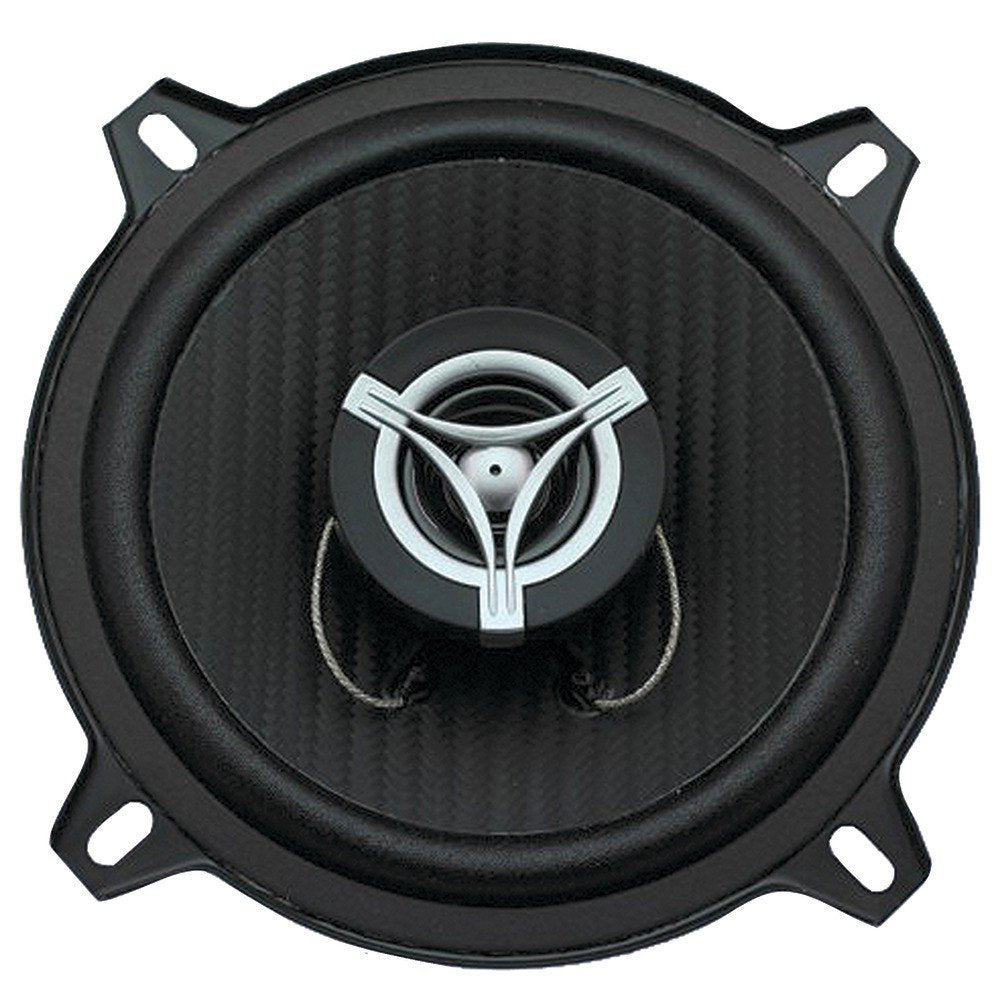 EF-52 Power Acoustik 2 Way Coaxial Speaker 300W Carbon Fiber PP Cone
