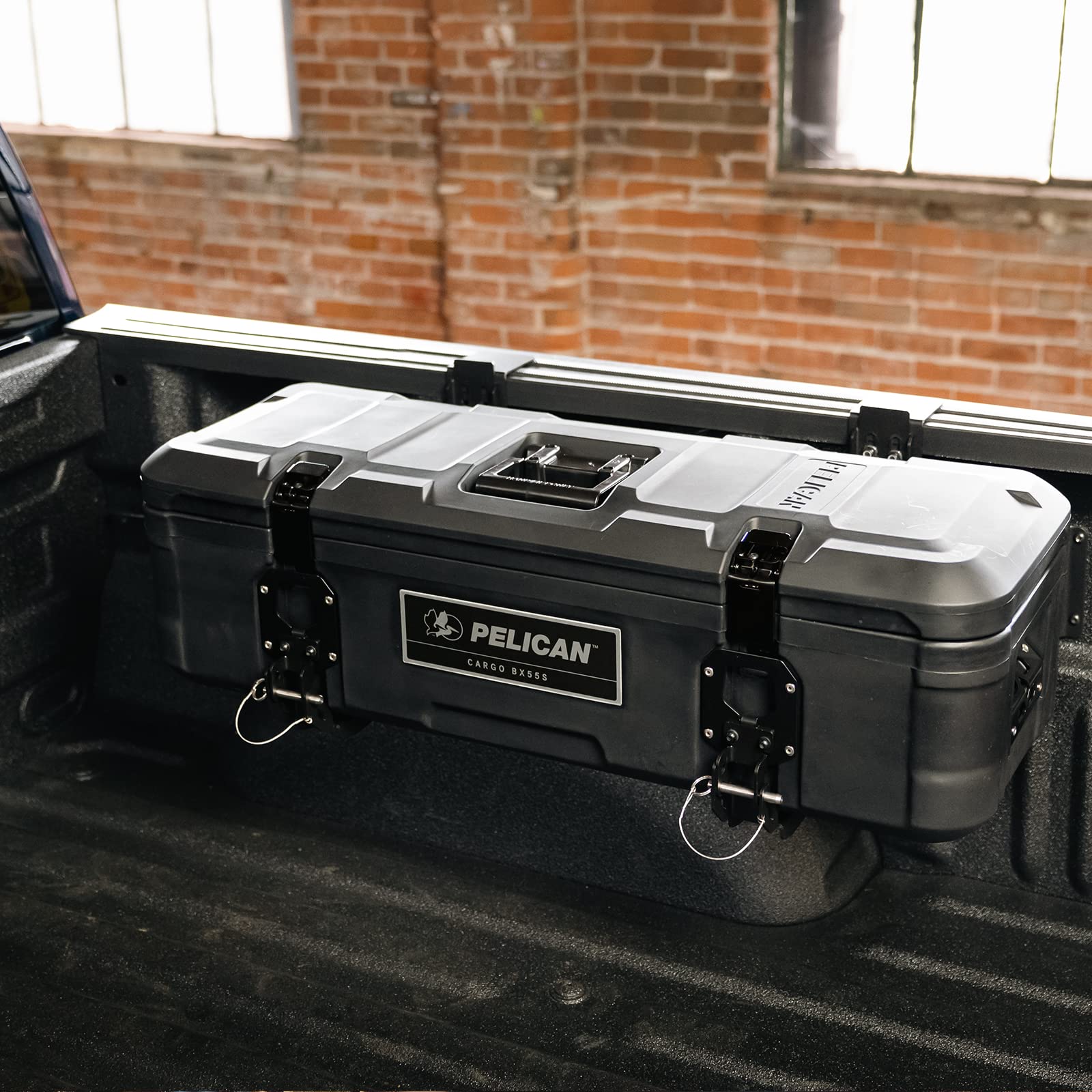 Pelican Case Cargo - SDDLMT2A Saddle Bed Mount Kit for Flange Mounting Bedrail (Compatible with Cases BX55S BX85S)