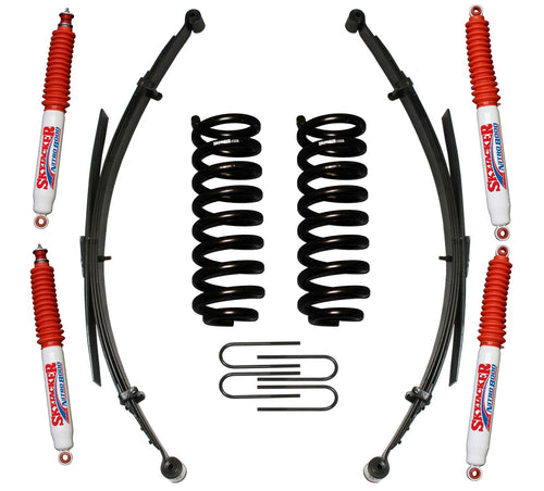 Suspension Lift Kit Skyjacker 132XKS-N w/Shock Nitro Shocks 1.5-2 in. Lift Incl. Rear U Bolt Kit Front Coil/Rear Leaf Springs