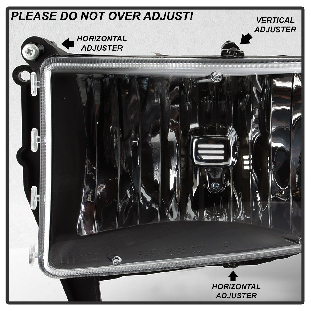 OEM Style Xtune Headlights (HD-JH-DR94-SET-BK)