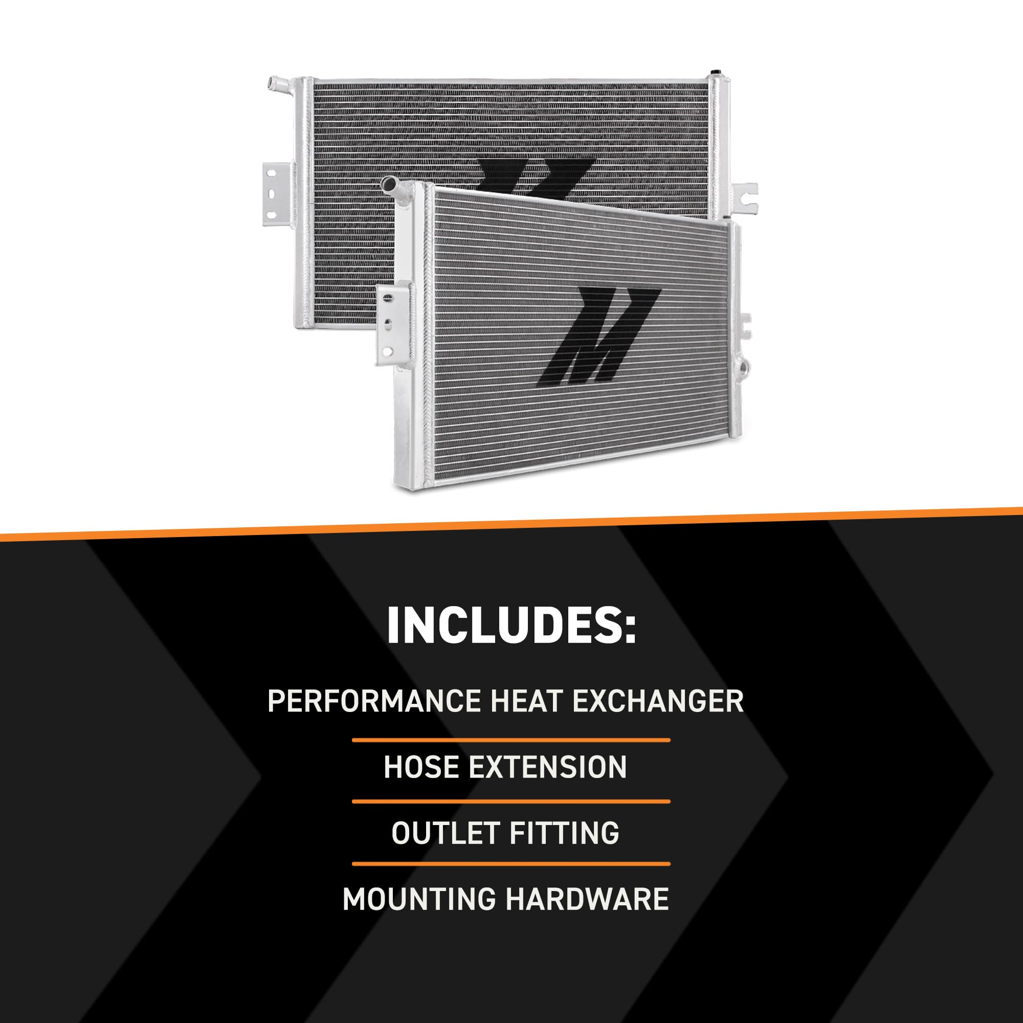 MMHE-Q50-16 Mishimoto Performance Heat Exchanger, Compatible with Infiniti Q50 & Q60 3.0T, 2016+, Silver