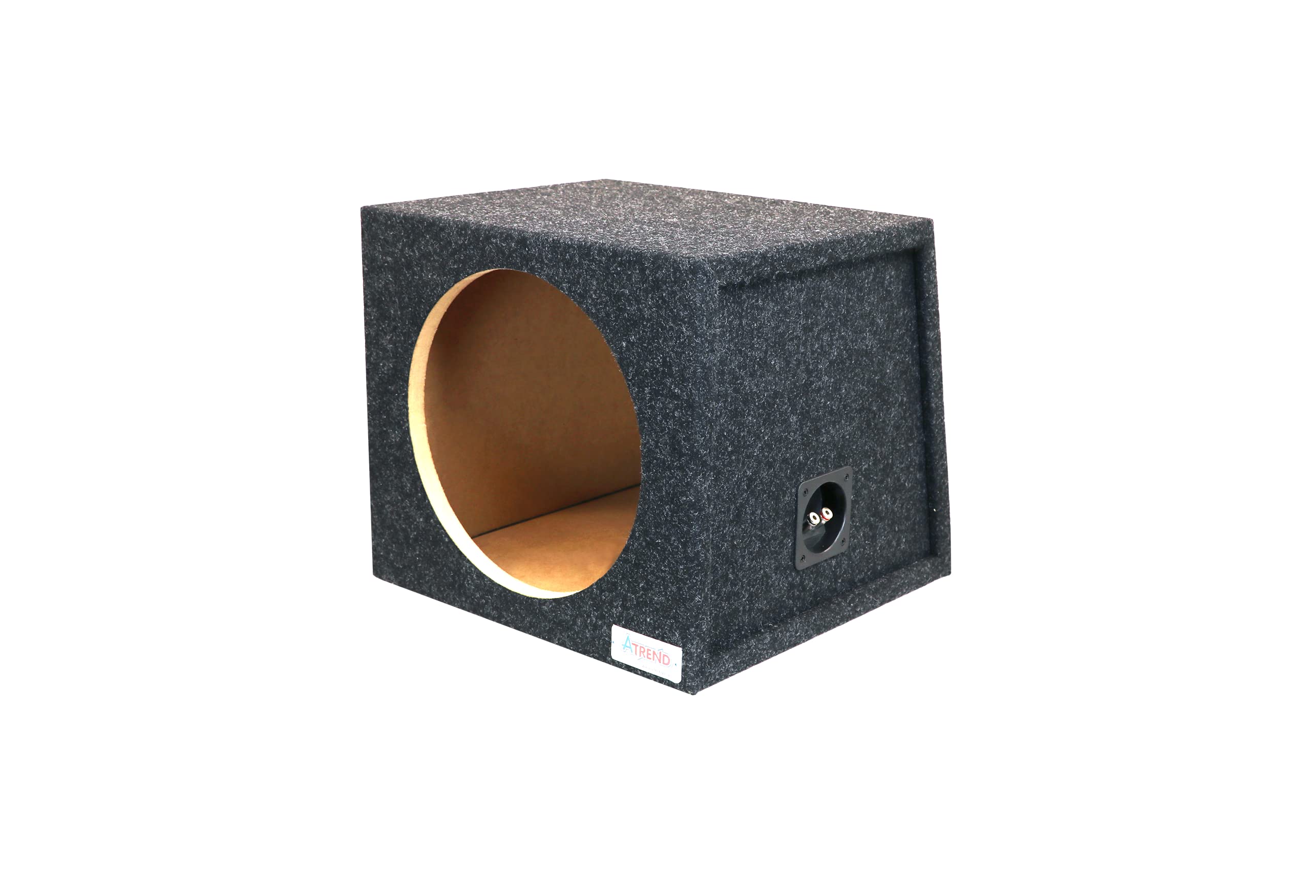 12SAL Atrend 12” Hatchback Style/Wedge Shaped/Single Sealed Subwoofer/Speaker Enclosure. Made in USA