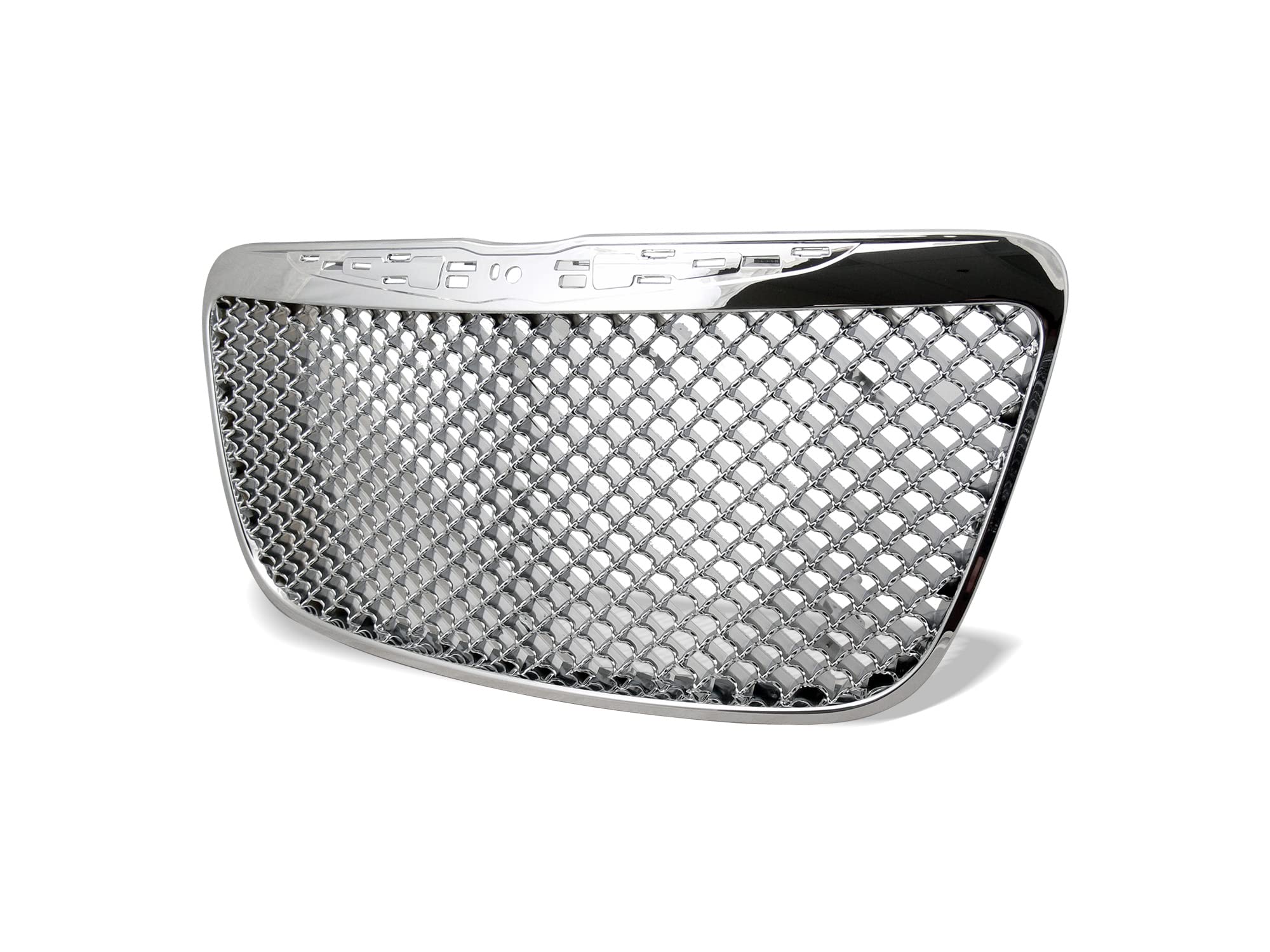 7147522 Armordillo USA Mesh Front Hood Grille - Polished Fits 2011-2014 Chrysler 300/300C
