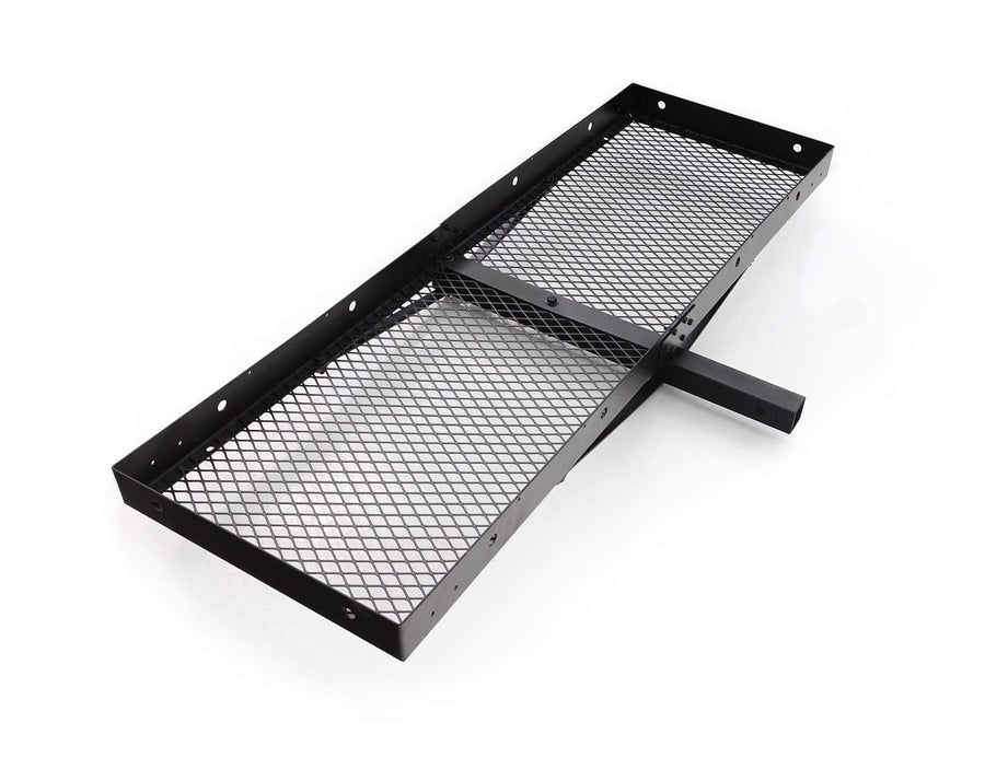 Lund 601010 20" X 60" Universal Hitch Mounted Steel Cargo Carrier for 2" Receiver, Black