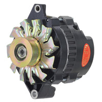 Alt GM CS130 Powermaster Black 140A 6 grv Pulley Str MTG 6.61" Unthreaded MTG Ear 1-Wire or OE Hookup