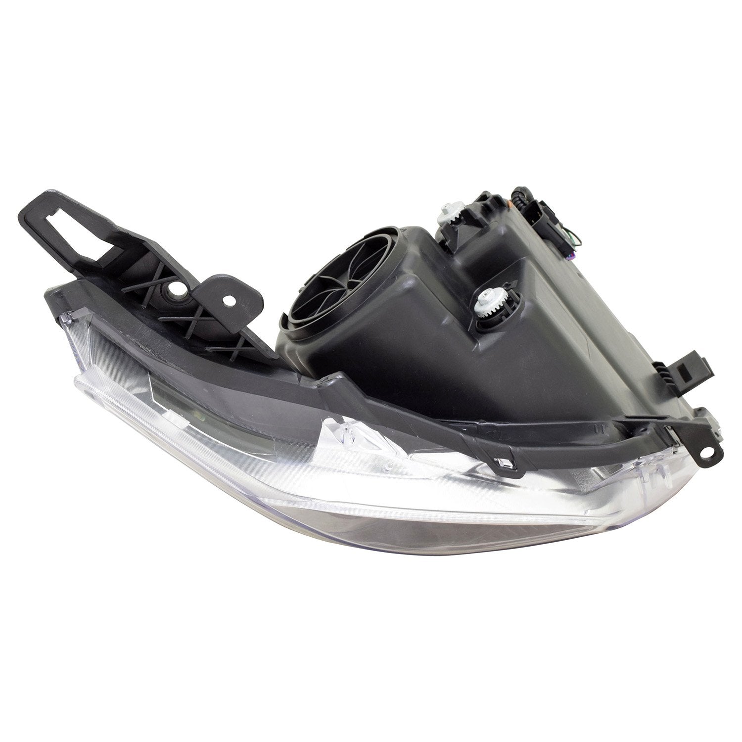 Right TYC Headlight Assembly Compatible with 2014-2016 Cadillac SRX