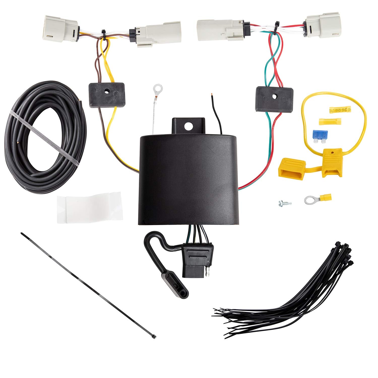 T-One® Tekonsha Harness, 4-Way Flat, Compatible with Select Ford Edge