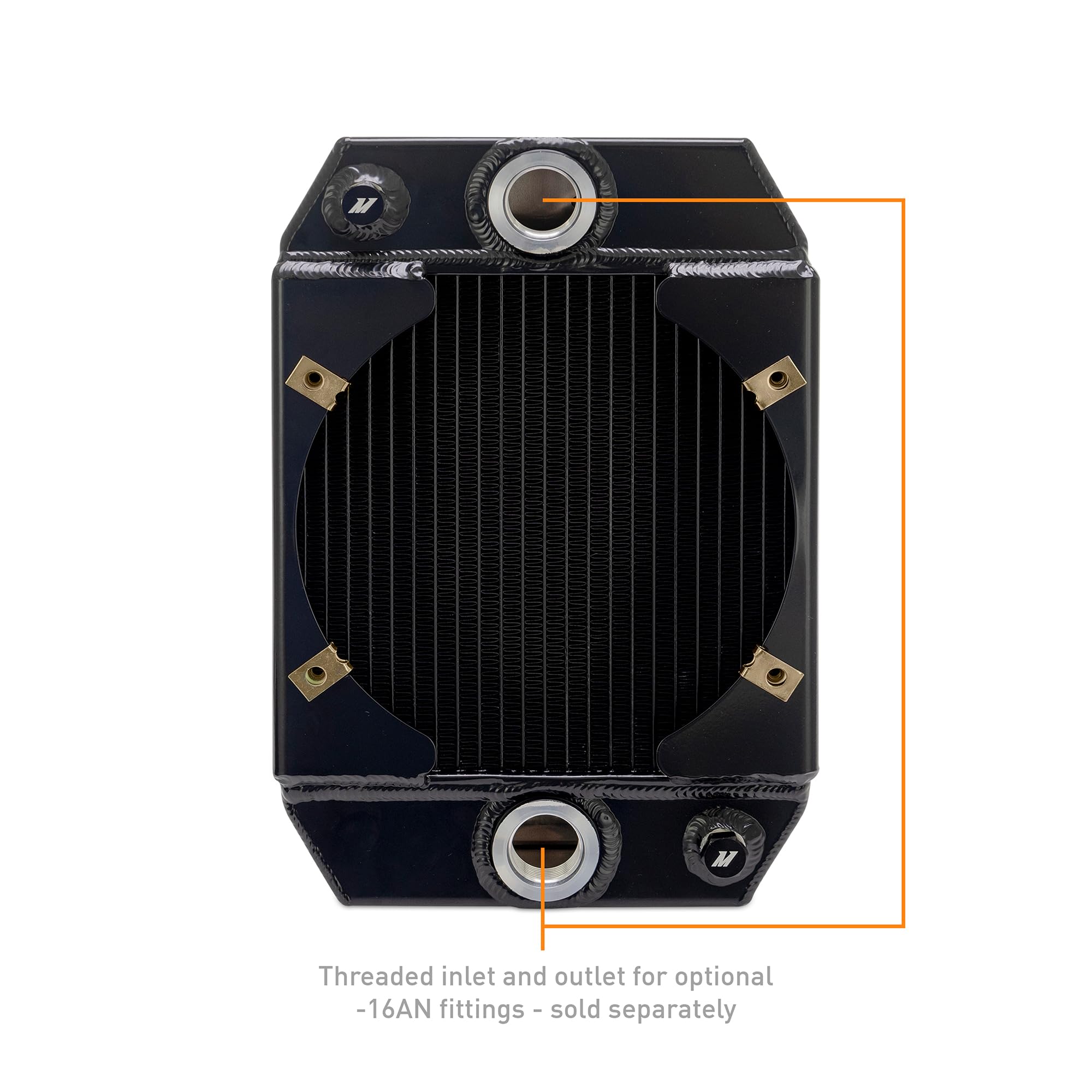 Mishimoto Drag Race Performance Aluminum Radiator, Universal 9", MMRAD-UNI-DRGBK Black
