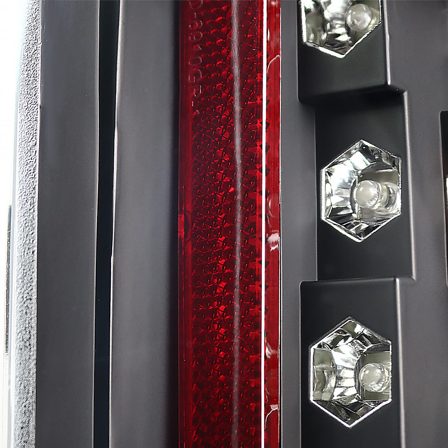 Black LED Tail Lights SPEC-D TUNING Compatible with 2007-2013 Chevy Silverado 1500 2500 3500, Left + Right Pair Assembly