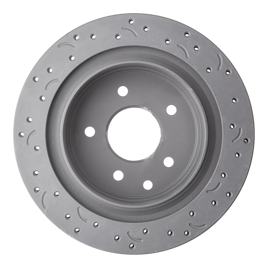Hawk Performance Cross-Drilled and Slotted HTC4904 Talon Rotors