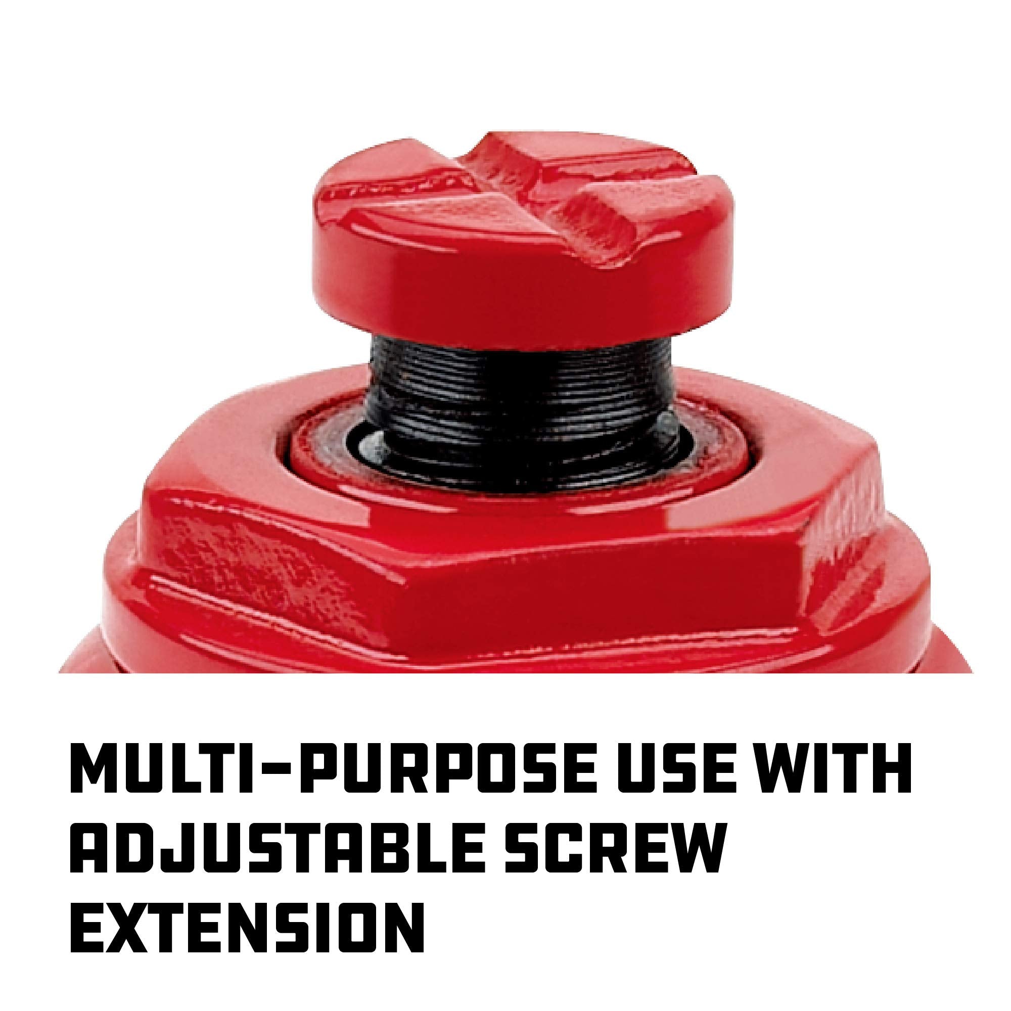 Powerbuilt Alltrade Heavy Duty 2-Ton Bottle Jack, 4000-Pound Capacity Hydraulic Car Lift, Vehicles, Trucks, Red 640405