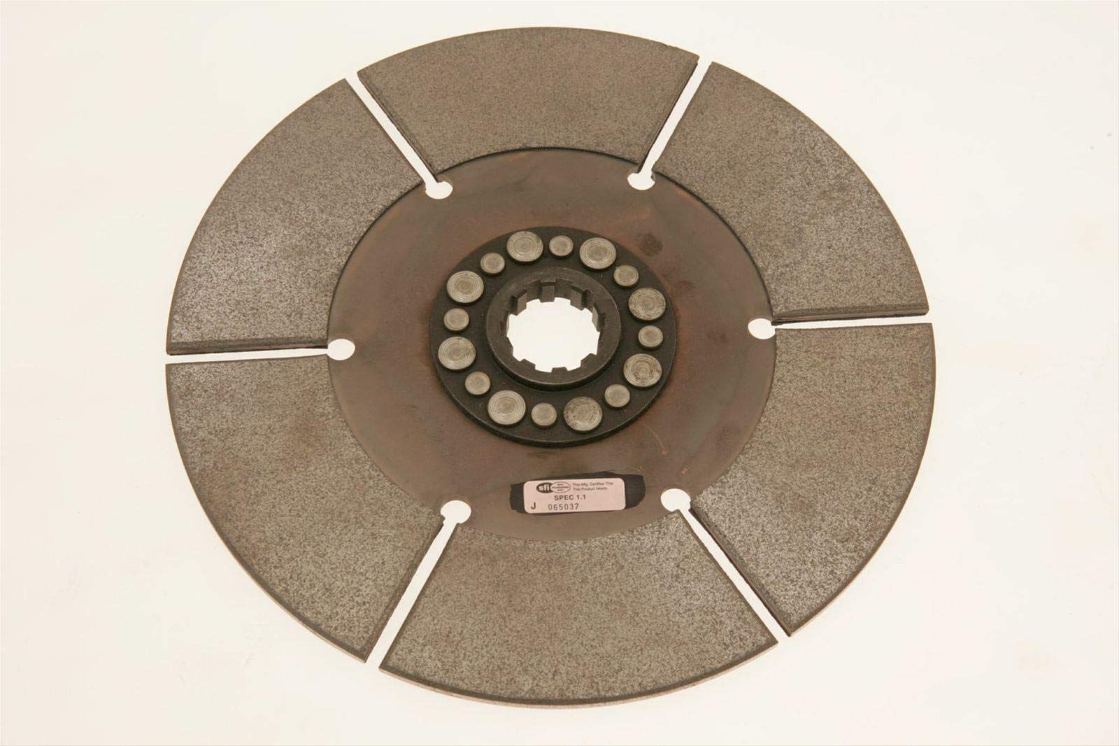 5004-05 McLeod Racing Disc Sintered Iron LCF (10.5inX1-3/16X18 Spline Sld Hub 8 Riv .330 Thk), 1 Pack