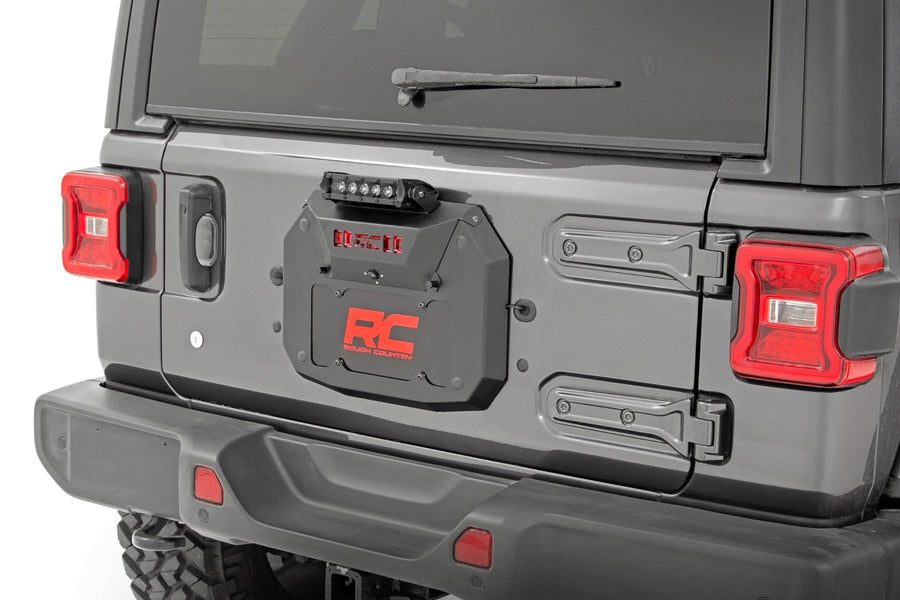 Rough Country Spare Tire Carrier Delete Kit LED for 18-24 Jeep Wrangler - 10584