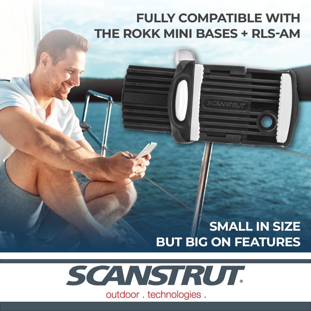 Rokk Mini Universal Phone Clamp Scanstrut RL-509