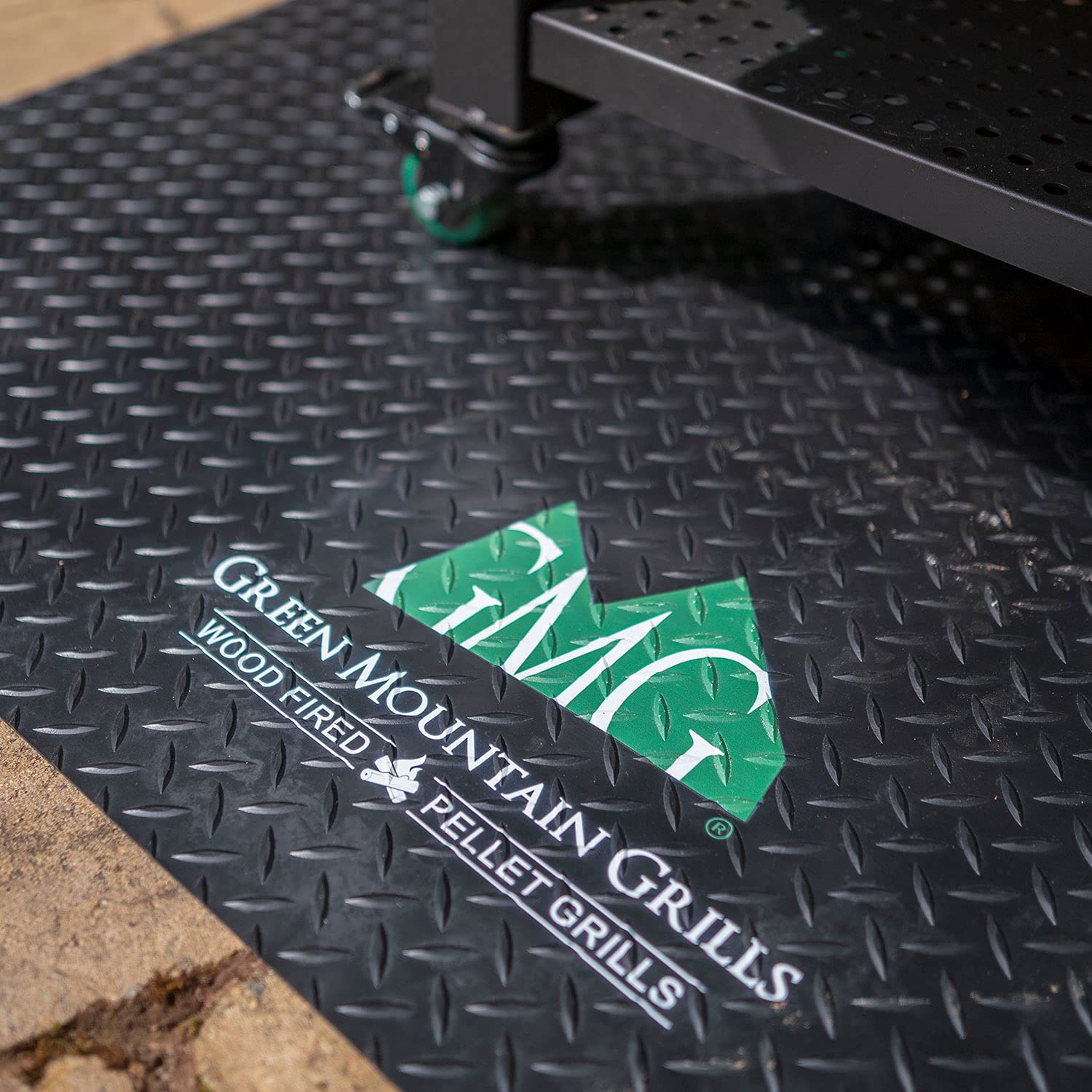 GMG BBQ Grill Smoker Green Mountain Grills Ultra-Durable Premium Floor Mat Deck Protector - GMG-4111