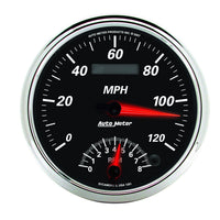 Auto Meter 1291 5" Designer Black II 8000 RPM / 120 mph Tachometer/Speedometer Combo Gauge