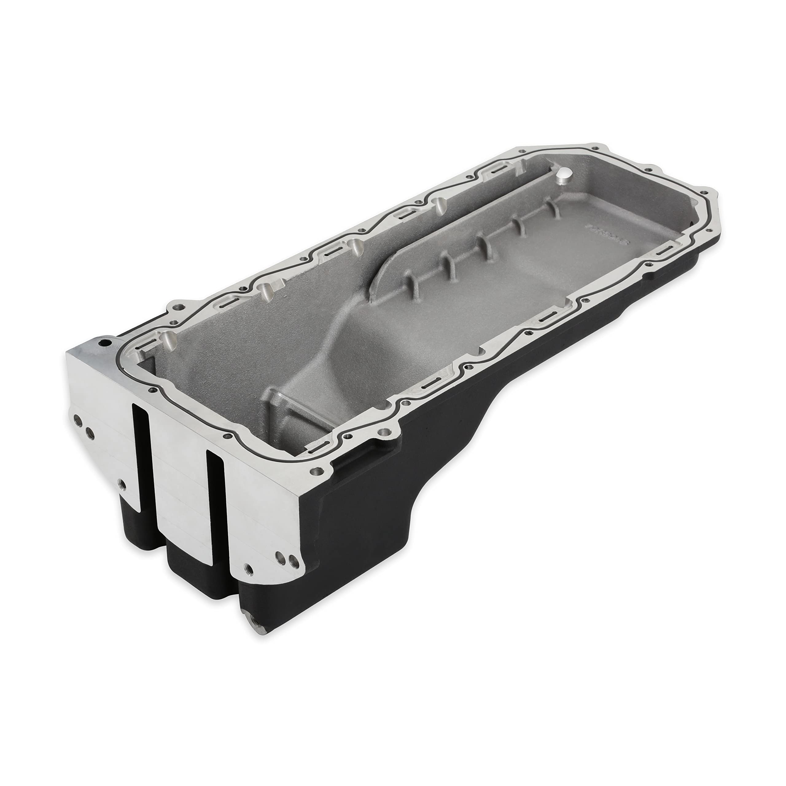 Holley Gen III Hemi 302-76BK Engine Swap Oil Pan - Rear Sump VVT - Black