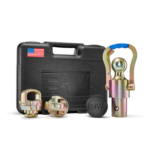 OEM Gooseneck Ball & Safety Chain Kit for Ram - B&W Trailer Hitches GNXA2062 American-Made