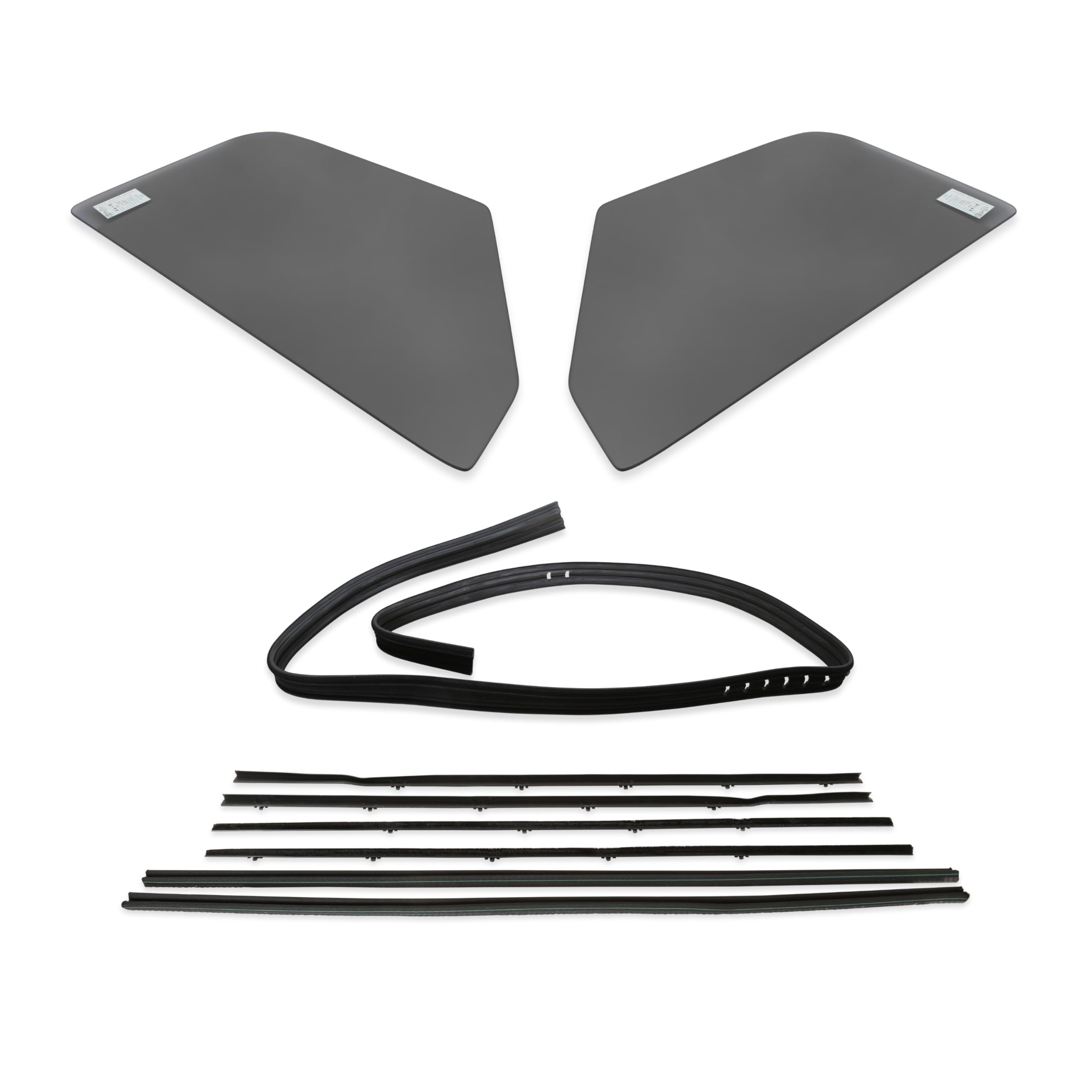 Brothers Trucks 1 Piece Window Kit OPWK200-LT - Medium Tint - Pair