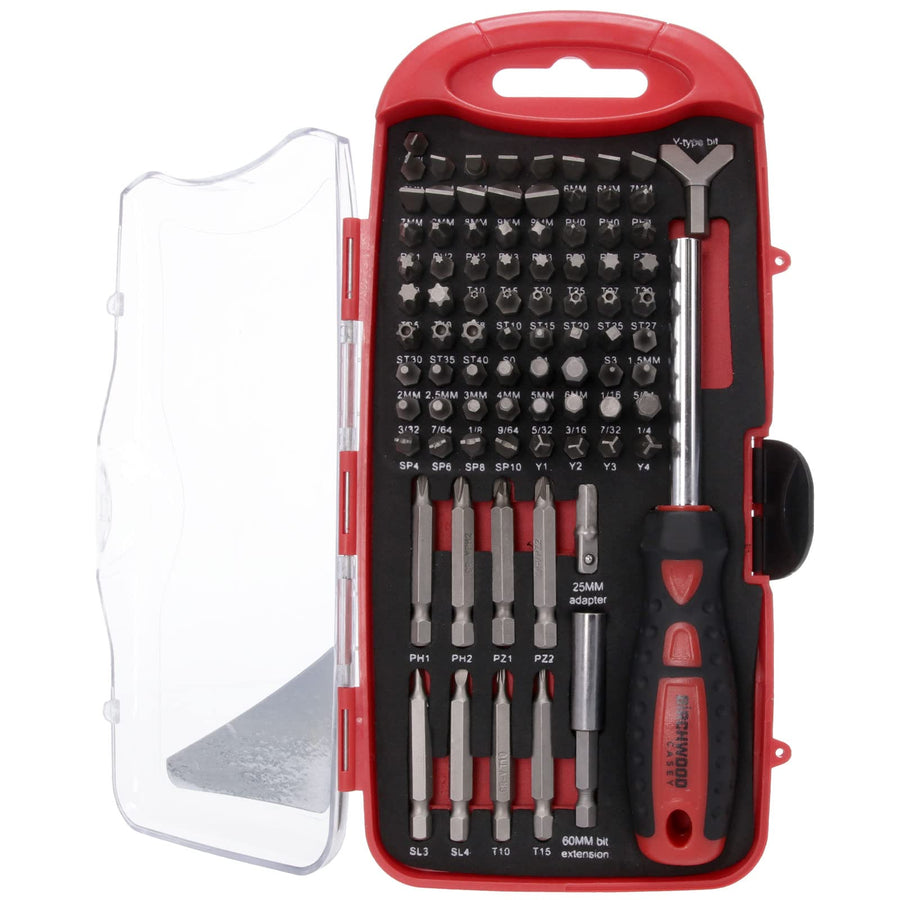 Master Screwdriver Kit Birchwood Casey | Durable Versatile Gunsmithing Wrench 84 Piece Tool Set | Case Included