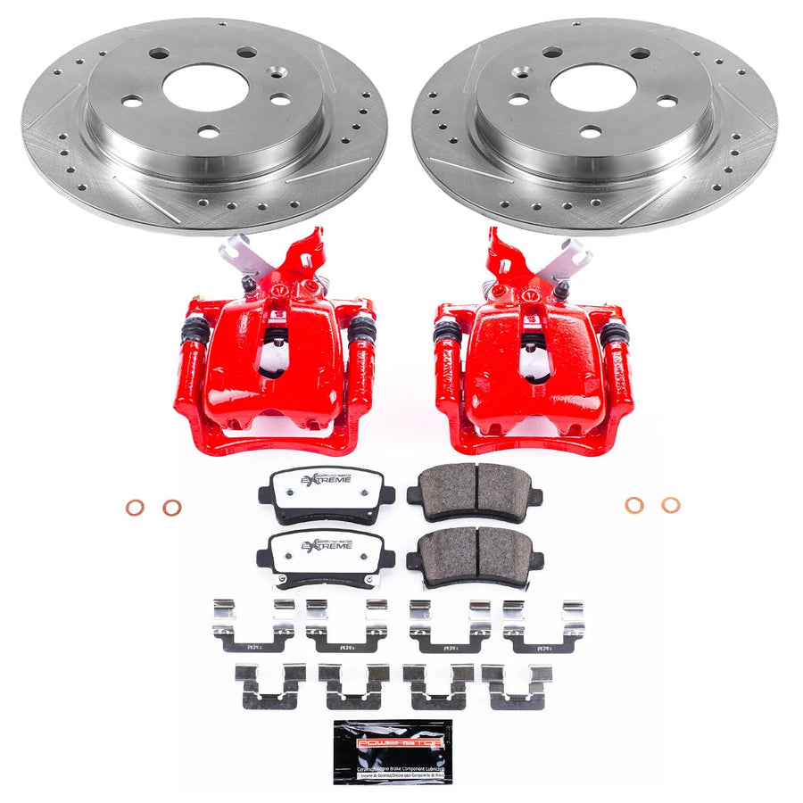 Power Stop Rear KC5531-26 Z26 Street Warrior Brake Kit Buick Chevrolet Saab