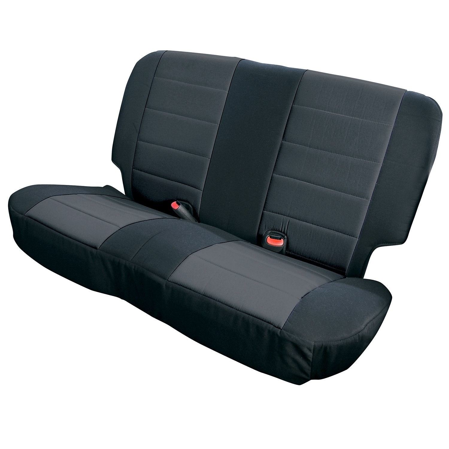 Rear Rugged Ridge 13263.01 Seat Cover, Neoprene Black; 03-06 Jeep Wrangler TJ