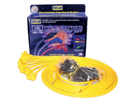 Taylor Cable Spiro-Pro 73451 Yellow Spark Plug Wire Set