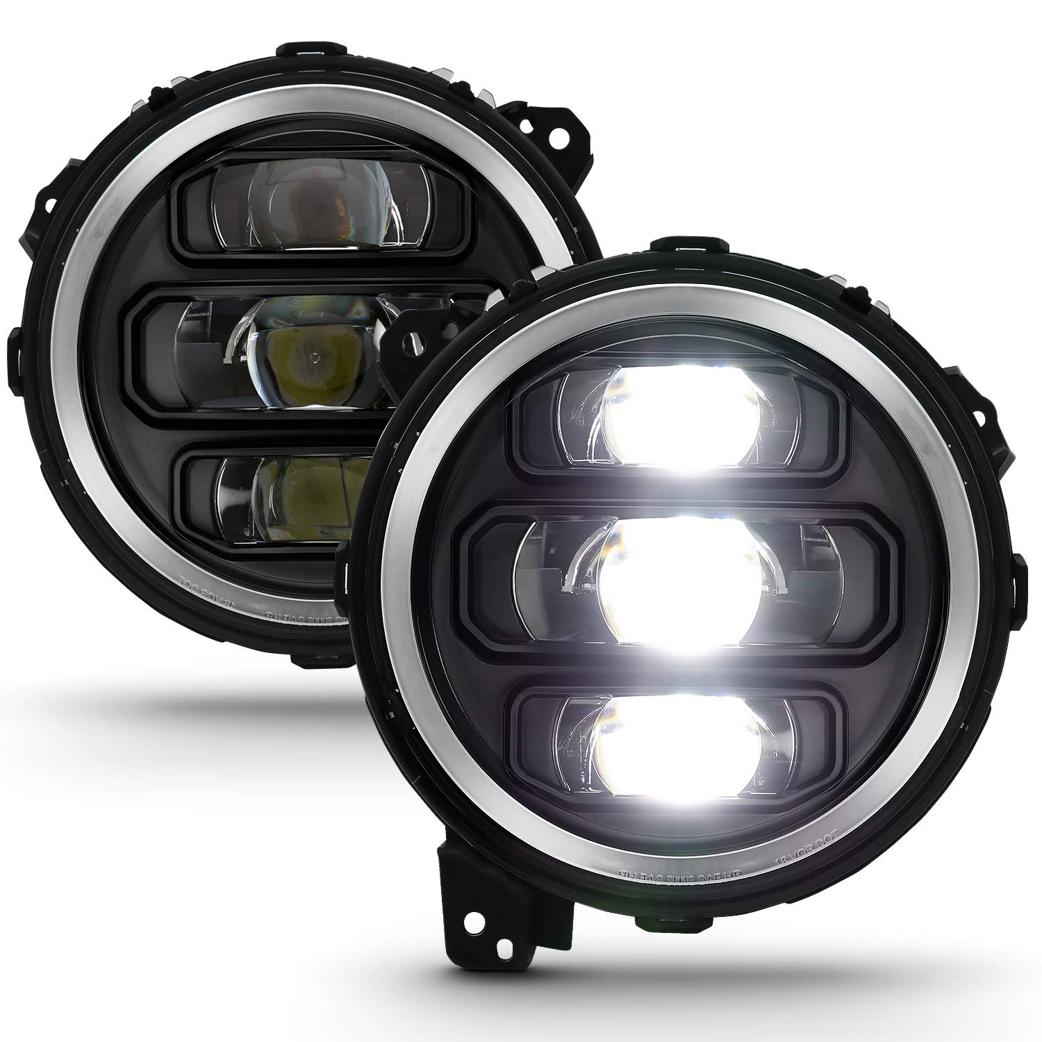 FULL LED PROJECTOR ANZO USA H.L BLACK, 111466