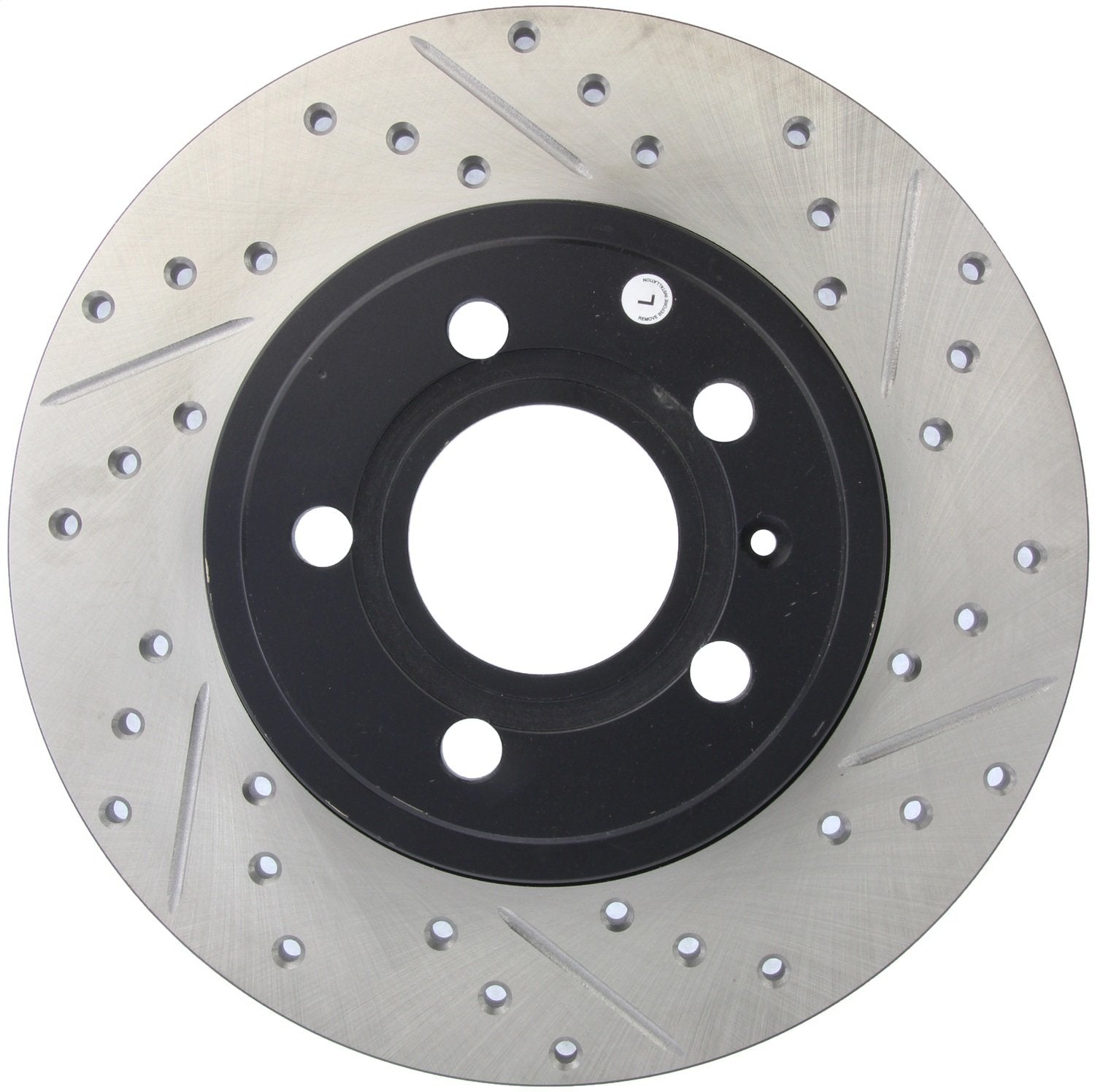 Sport Drilled/Slotted Brake Rotor StopTech 127.33097L (Rear Left), 1 Pack