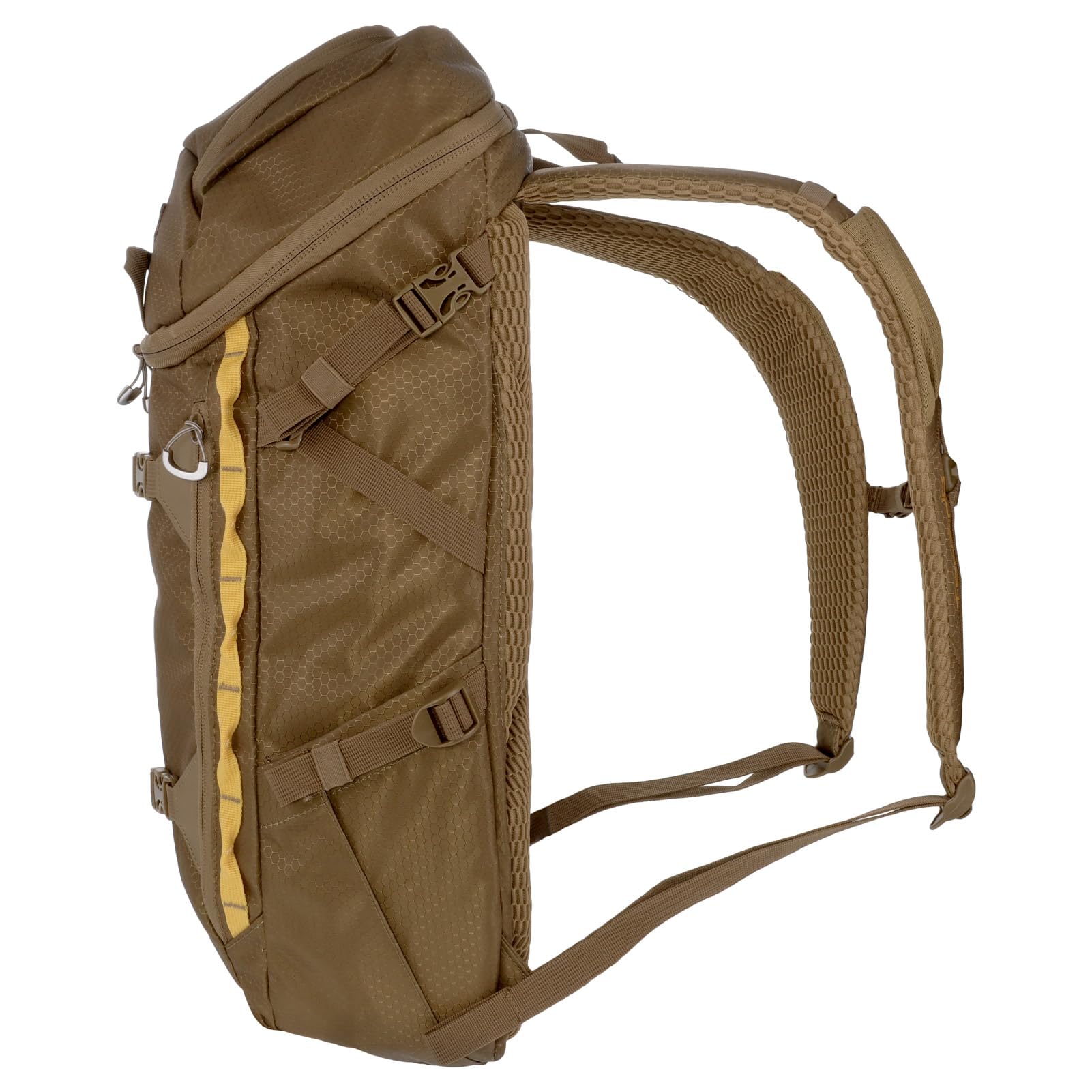 Whitetail Day Pack TENZING 1500, Buckskin Tan Ultra-Durable Hunting Backpack with 4 Compartments & 10 Organizational Pockets Camo Backpack for Hunting Gear and Equipment