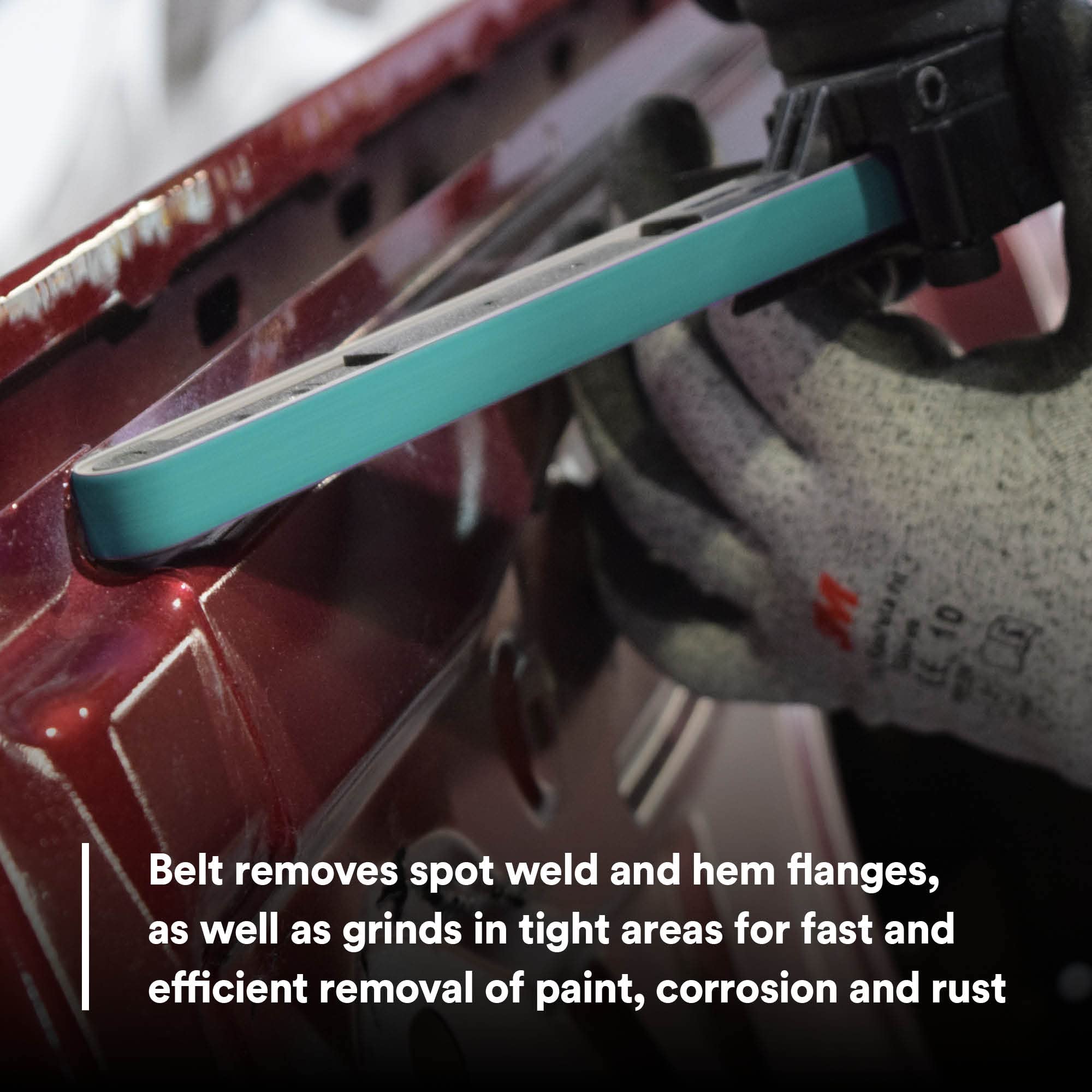 3M™ Abrasive File Belt Green Corps™ 36517, 60 Grit, 1/2 in x 18 in (12.7 mm x 457.2 mm), 20 Belts/Carton, 5 Cartons/Case