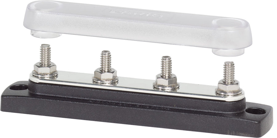 Blue Sea Systems 150 Amp Common BusBar 2307 with 4 studs and a cover