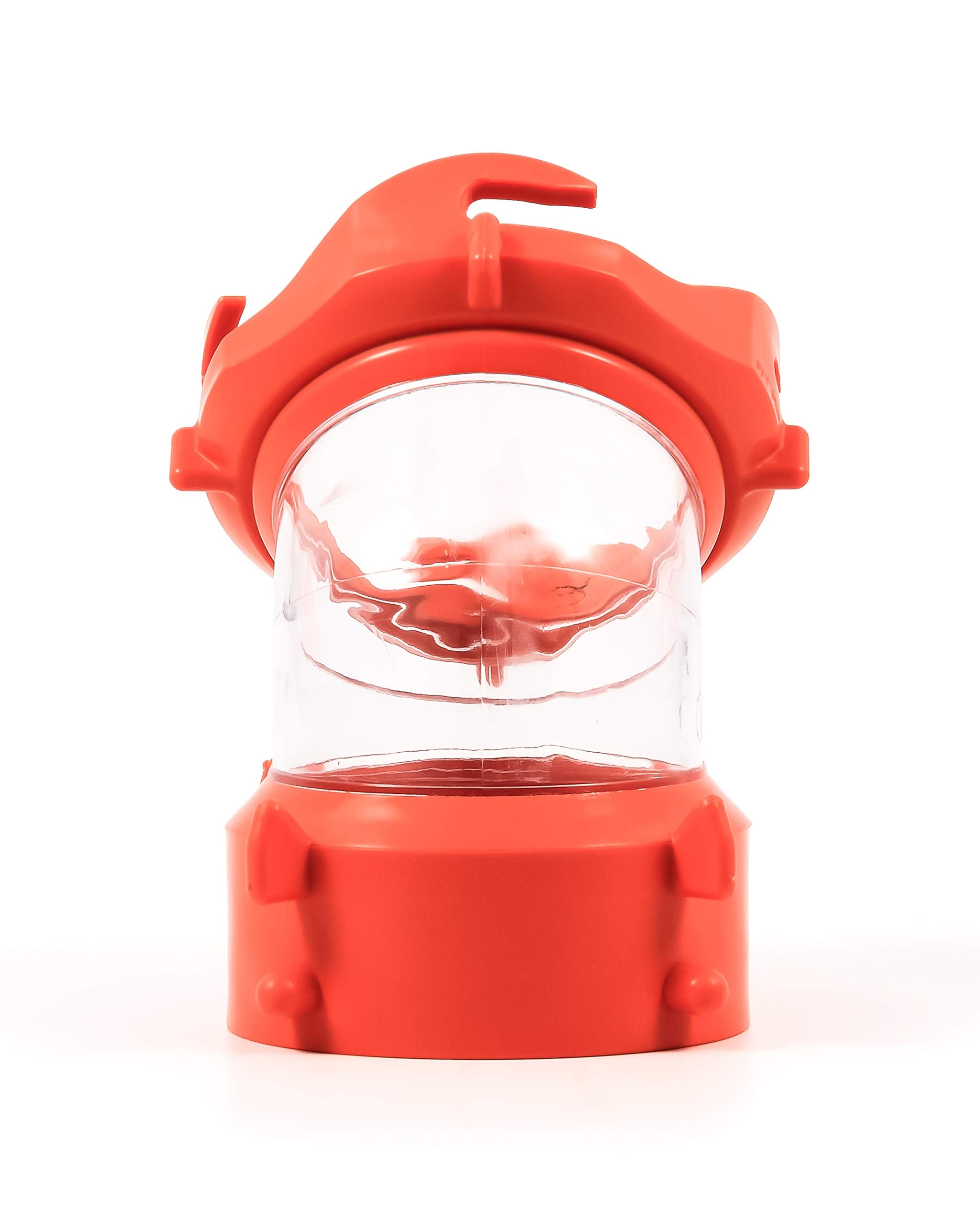 Camco 45-Degree RhinoFLEX Clear RV/Camper Sewer Hose Swivel Fitting - Features a Swivel Lug Fitting & a 4-Prong Bayonet Fitting - Made of Heavy-Duty Resin (39847)