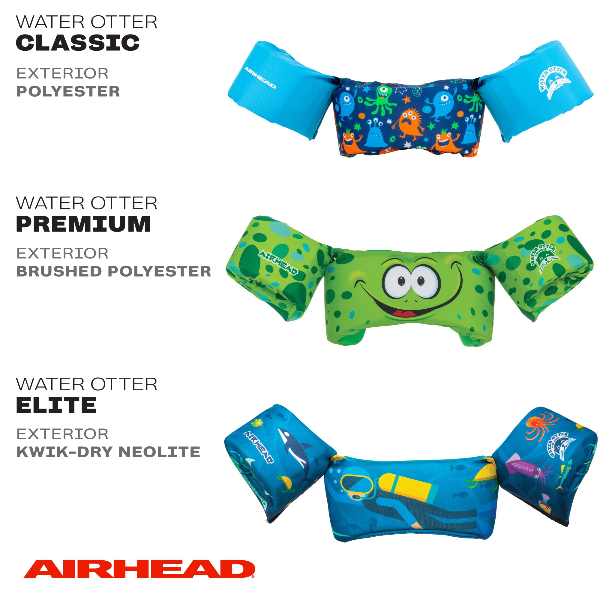 Airhead Water Otter Elite - Freedom, White, Regular